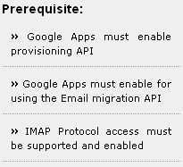 Moving emails from IMAP Gmail Account to Google Apps