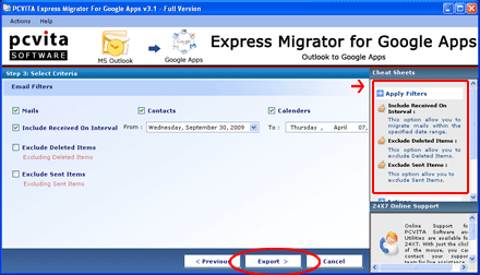 How to Convert Outlook to Google Apps Step7